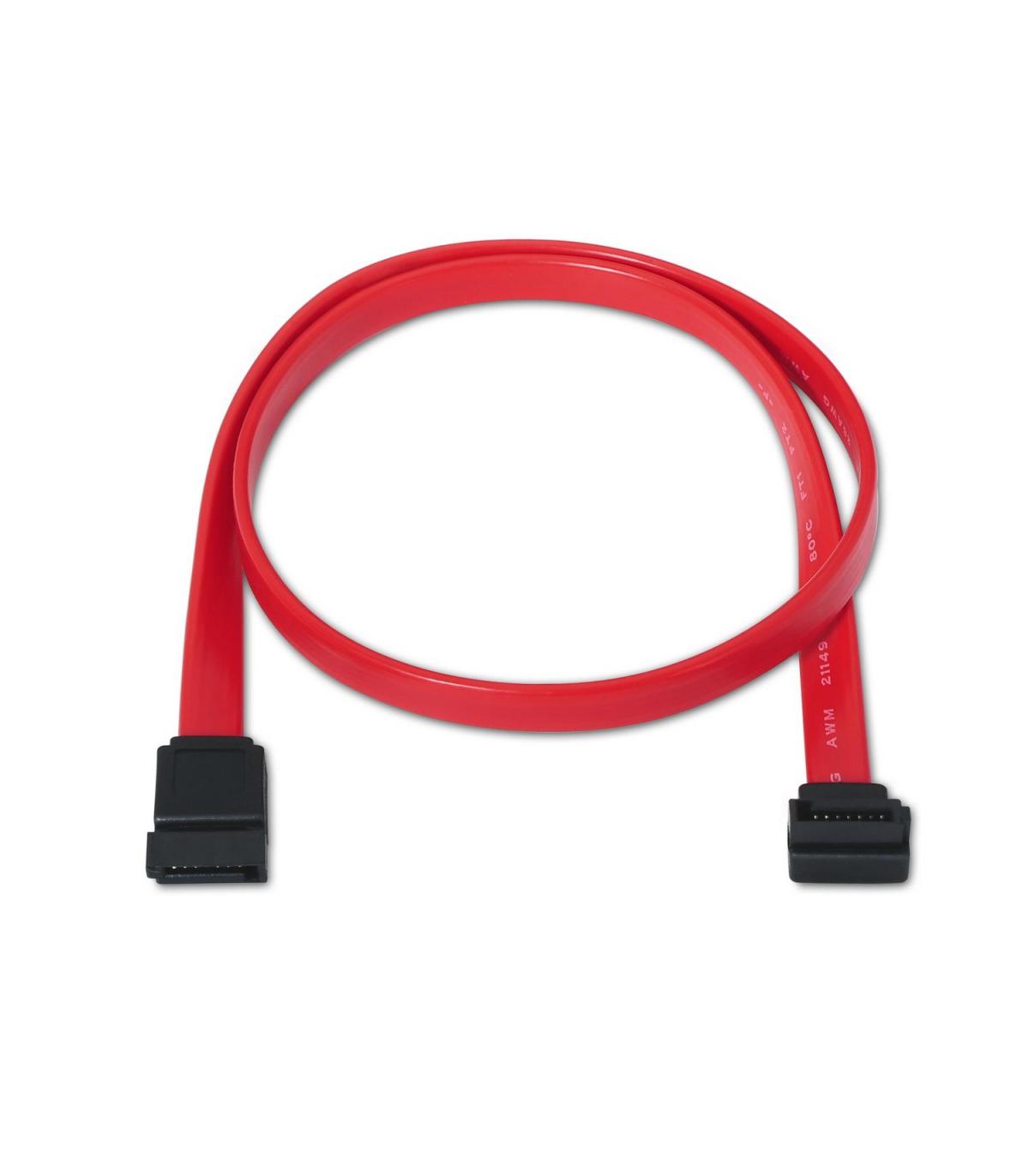 Cable SATA Aisens A130-0155  SATA Hembra - SATA Hembra  Hasta 0.1W  768Mbps  50cm  Rojo