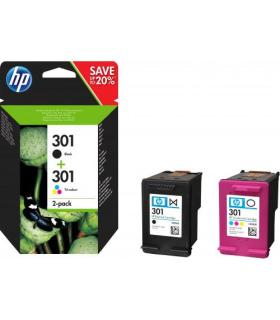 TINTA HP NEGRO HP301 PACK (NEGRO/TRICOLOR) N9J72AE