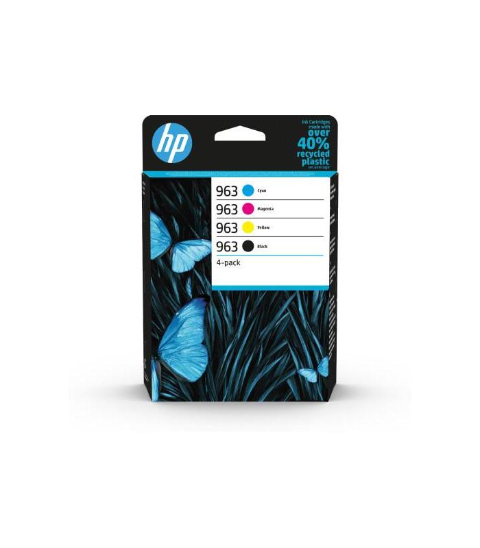 HP Paquete de 4 cartuchos de tinta Original 963 negro/cian/magenta/amarillo