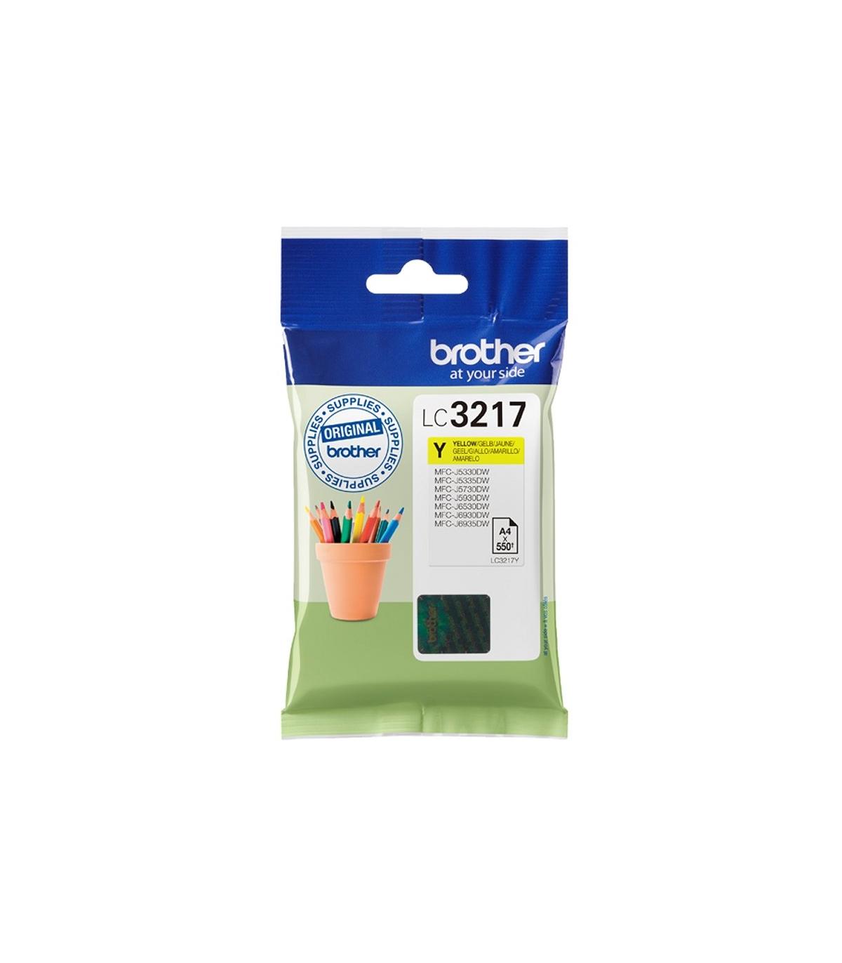 Brother Cartucho LC3217Y Amarillo