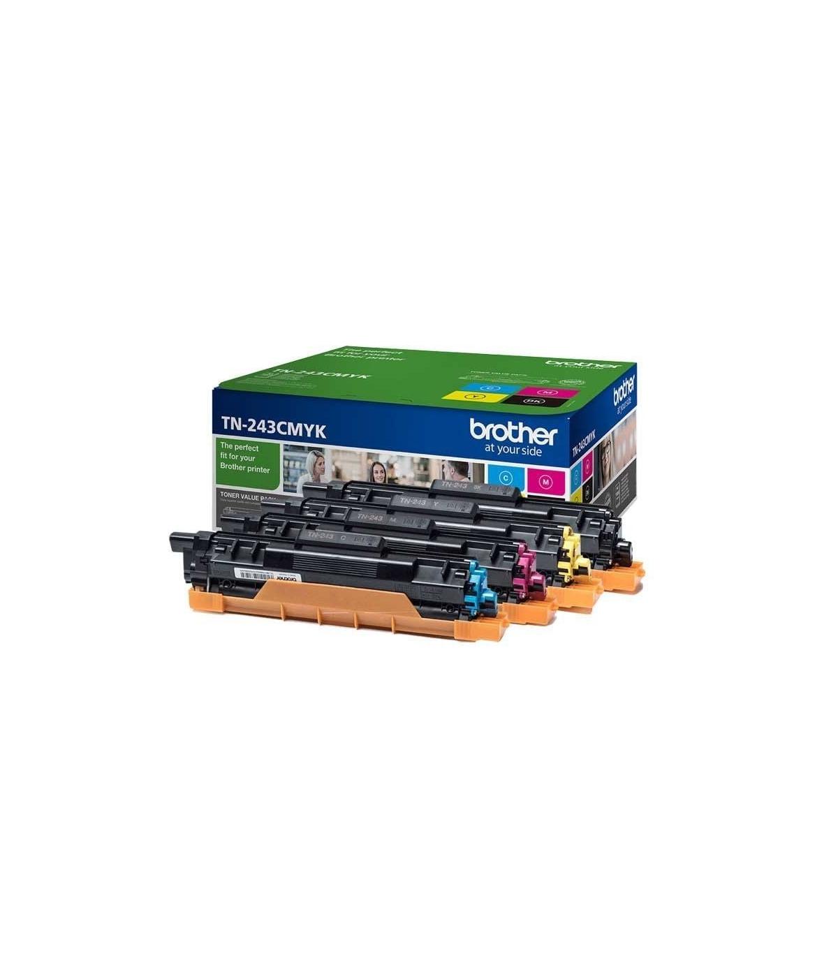 Tner Original Brother TN-243CMYK Multipack/ Cian/ Magenta/ Amarillo/ Negro
