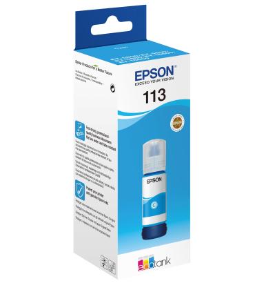 Epson Botella Tinta Ecotank 113 Cyan