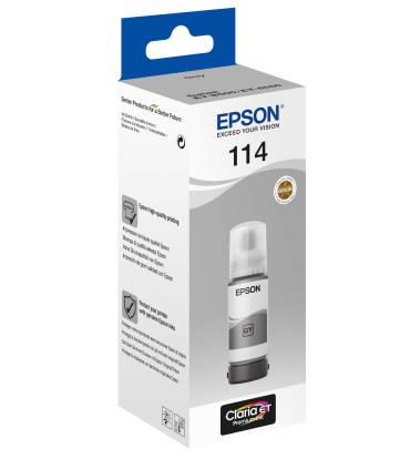Epson Botella Tinta Ecotank 114 Gris