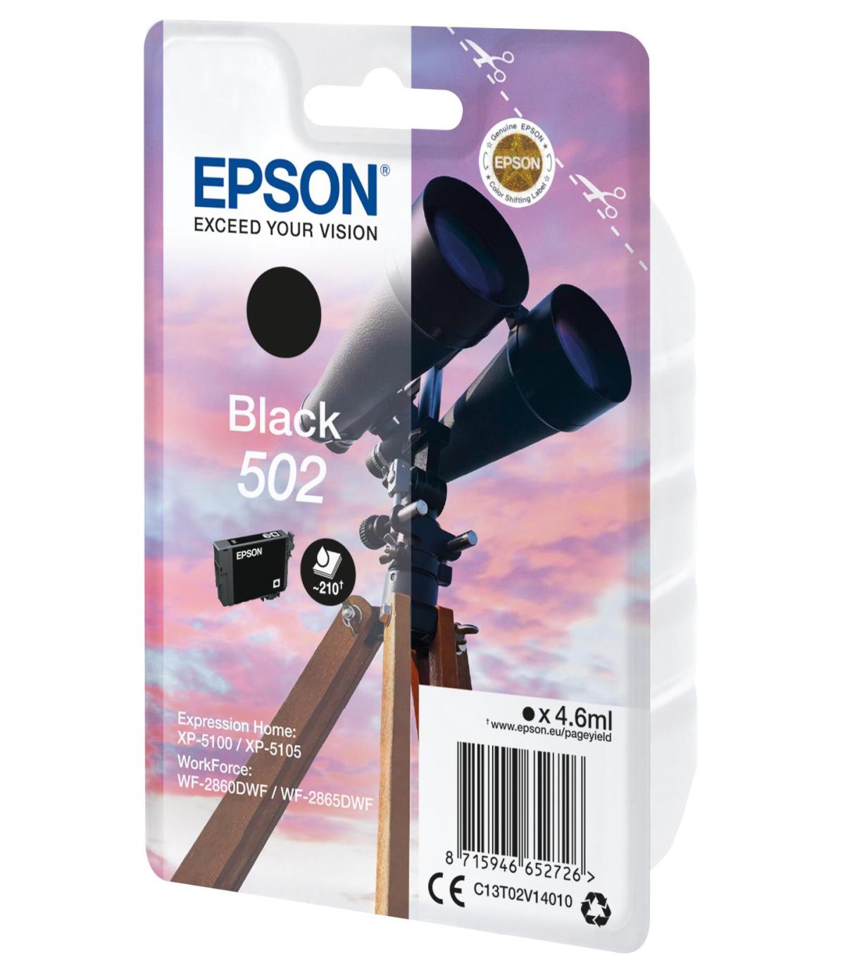 Epson Cartucho 502 Negro