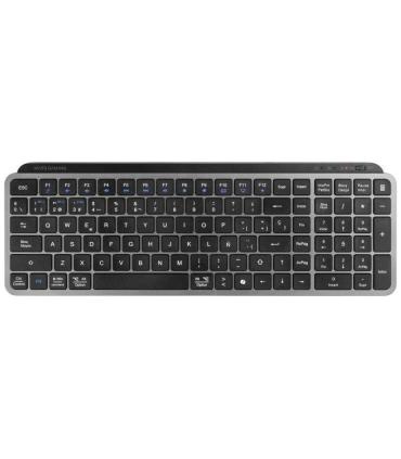 Teclado Compacto Inalmbrico por Bluetooth Mars Gaming MK-SILENKEYS/ Negro