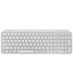 Teclado Compacto Inalmbrico por Bluetooth Mars Gaming MK-SILENKEYS/ Blanco