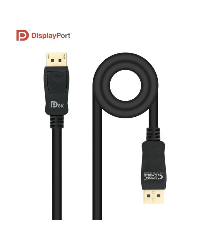 Nanocable 10.15.2502 Cable DisplayPort 2 M Negro