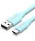 Cable USB 2.0 Tipo-C Vention COKSH/ USB Tipo-C Macho - USB Macho/ Hasta 60W/ 480Mbps/ 2m/ Azul