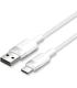 Cable USB 2.0 Tipo-C Vention CTNWH/ USB Tipo-C Macho - USB Macho/ Hasta 60W/ 480Mbps/ 2m/ Blanco