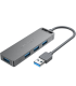Hub USB 3.0 Vention CHLHD/ 4xUSB/ 1xMicroUSB PD/ Gris