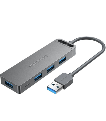 Hub USB 3.0 Vention CHLHD/ 4xUSB/ 1xMicroUSB PD/ Gris