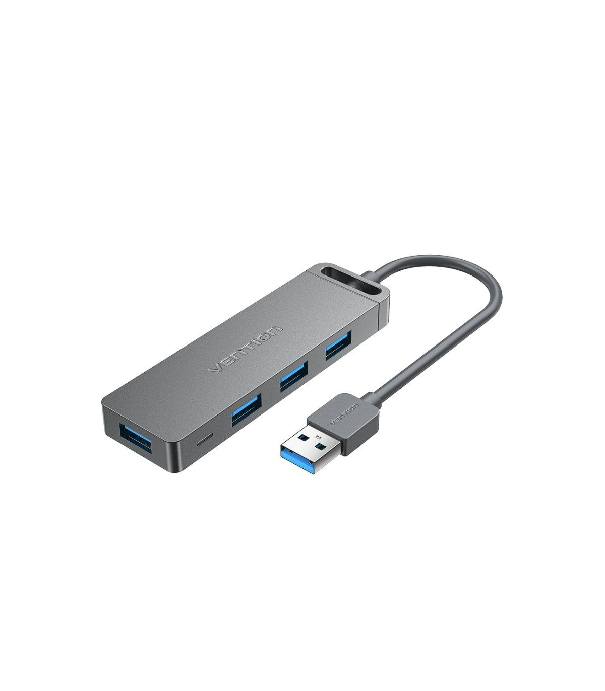 Hub USB 3.0 Vention CHLHD/ 4xUSB/ 1xMicroUSB PD/ Gris