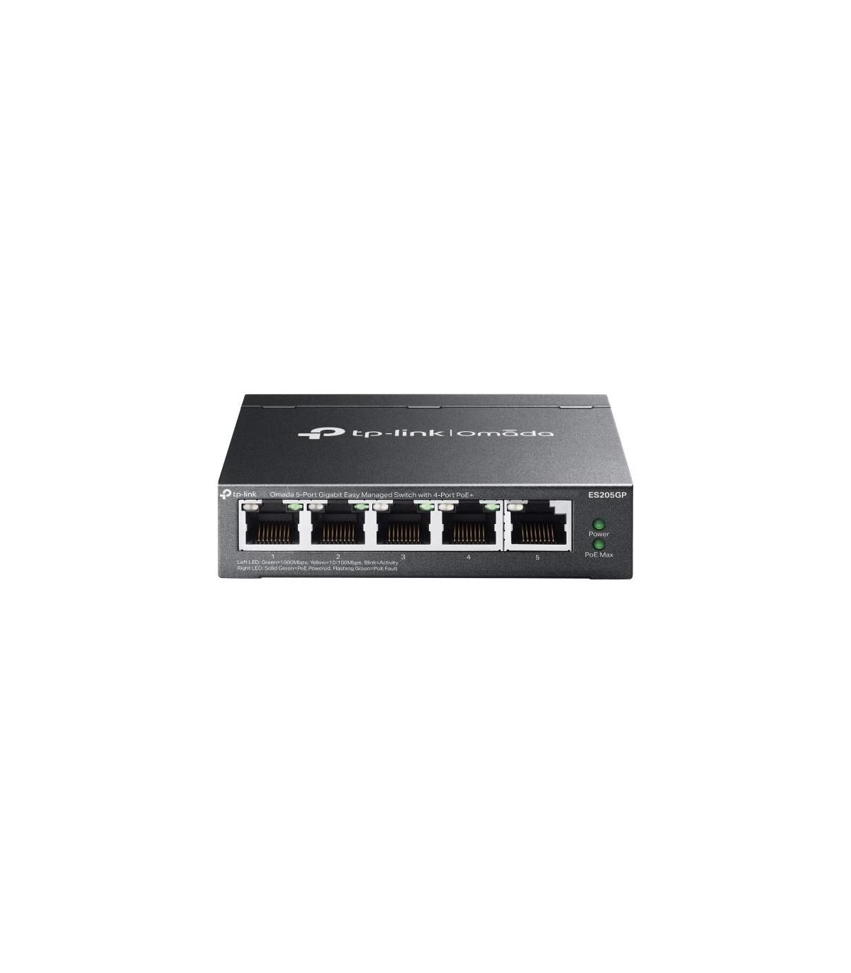 TP-LINK OMADA 5-PORT GIGABIT EASY MANAGED SWITCH WITH 4-PORT POE+PORT  4 GIGABIT POE+ PORTS, 1 GIGABIT NON-POE PORTSSPEC  802.3A