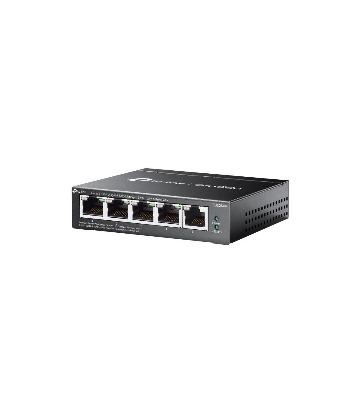 TP-LINK OMADA 5-PORT GIGABIT EASY MANAGED SWITCH WITH 4-PORT POE+PORT  4 GIGABIT POE+ PORTS, 1 GIGABIT NON-POE PORTSSPEC  802.3A