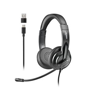 AURICULAR NGS VOX605 USB-C MICROFONO CONTROL VOLUMEN