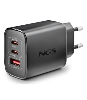 CARGADOR NGS DE PARED ULTRARRAPIDO DE 65W CON 3 PUERTOS 2USB-C + USB-A