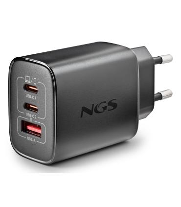 CARGADOR NGS DE PARED ULTRARRAPIDO DE 65W CON 3 PUERTOS 2USB-C + USB-A