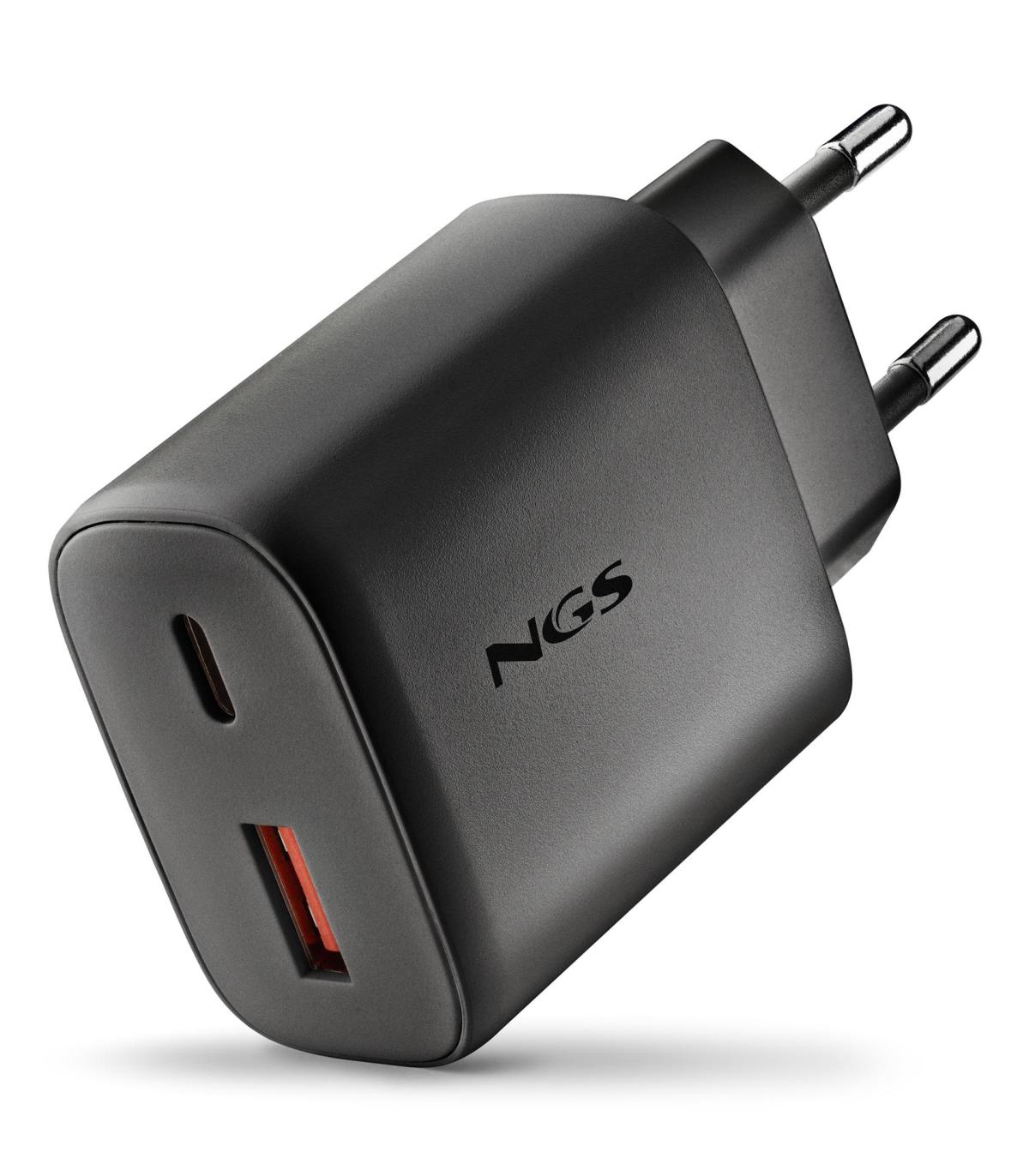 CARGADOR NGS DE PARED ULTRARRAPIDO DE 45W CON 2 PUERTOS USB-C + USB-A