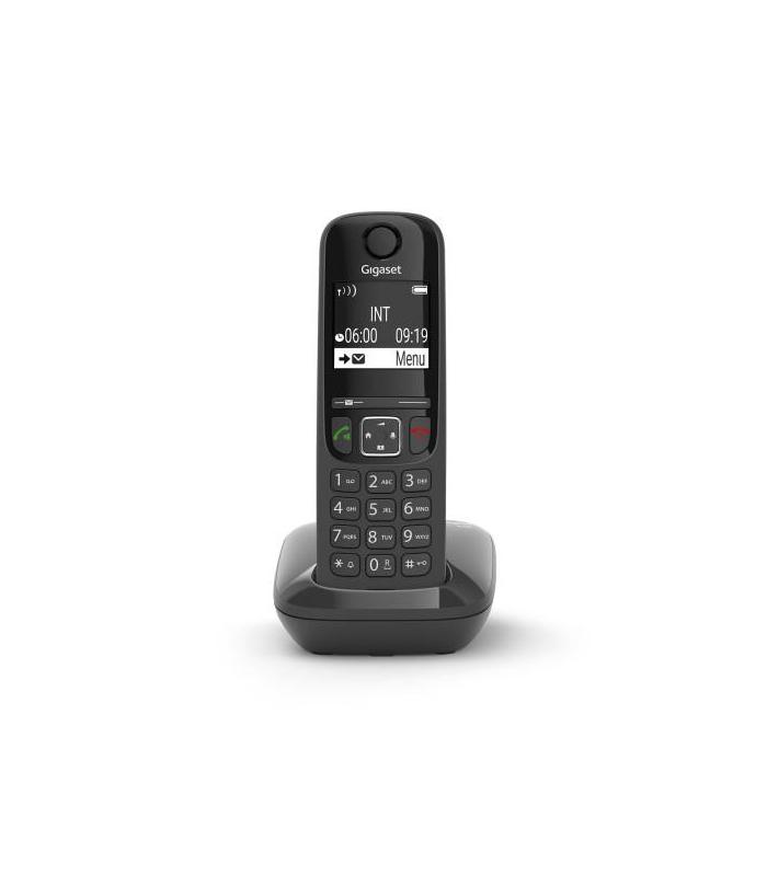 Gigaset AS690 Telfono DECT/analgico Identificador de llamadas Negro