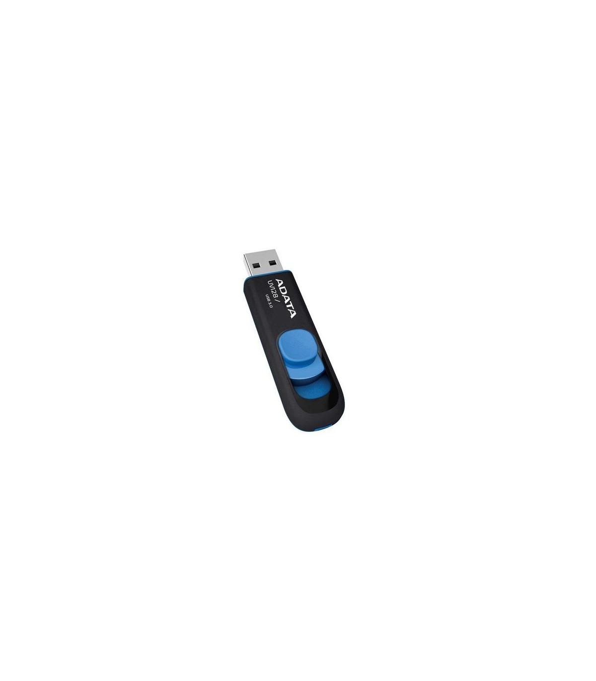 ADATA Lapiz Usb UV128 64GB USB 3.2 Negro Azul
