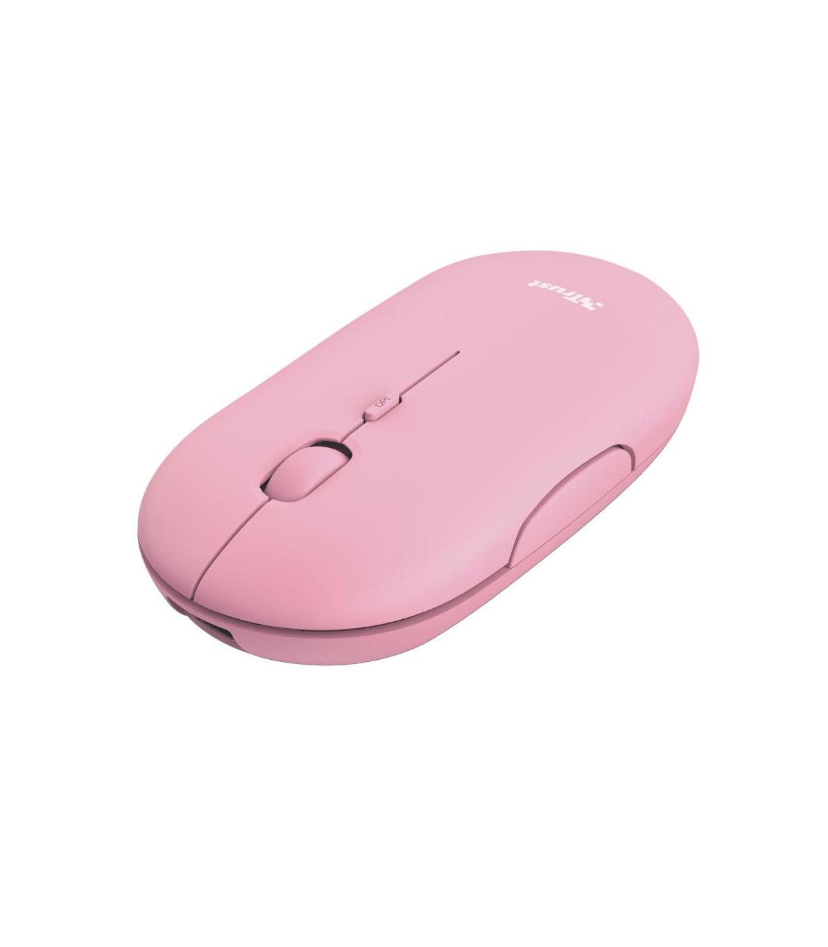 Trust Puck Ratn Ambidextro RF Inalmbrica + Bluetooth Ptico 1600 DPI