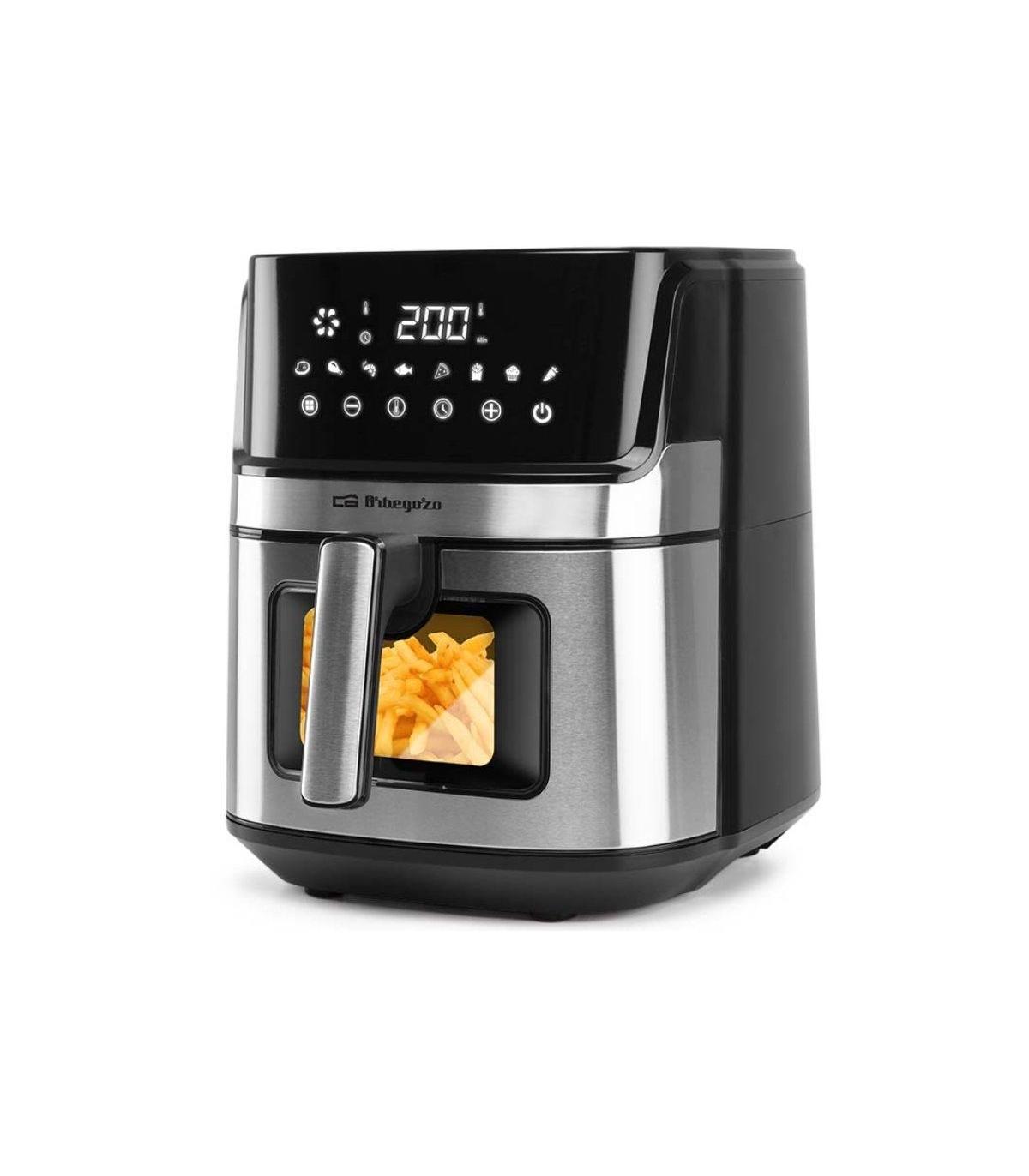 Freidora por Aire Airfryer / Sin Aceite Orbegozo FDR 6520/ 1700W/ Capacidad 6.5L