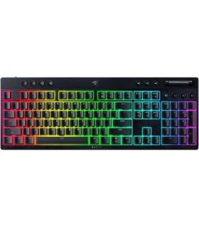 Razer BlackWidow V4 Low-Profile HyperSpeed teclado Juego USB + RF Wireless + Bluetooth QWERTY Internacional de EE.UU. Negro