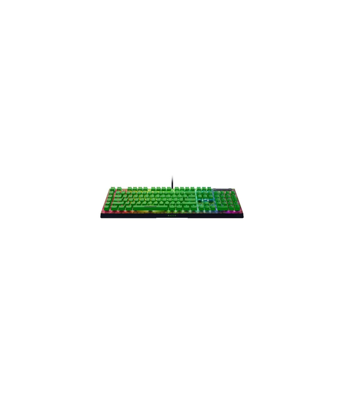 TECLADO RAZER BLACKWIDOW V4 X GREEN SWITCH (US LAYOUT) (RZ03-04704100-R3M1)