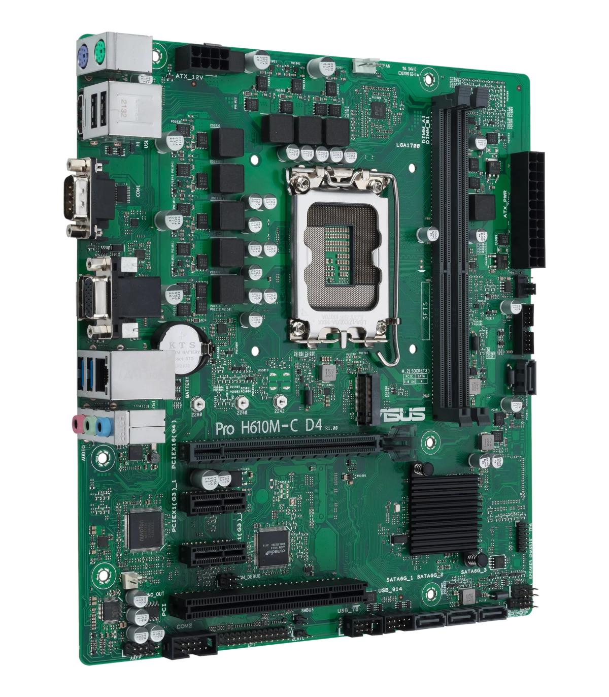 ASUS PRO H610M-C D4-CSM Intel H610 LGA 1700 Micro ATX