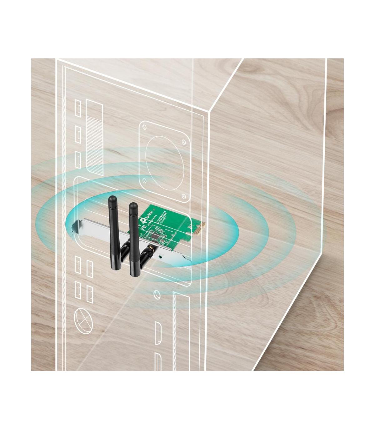 Tarjeta De Red Inalmbrica-PCI Express TP-Link TL-WN881ND  300Mbps  2.4GHz