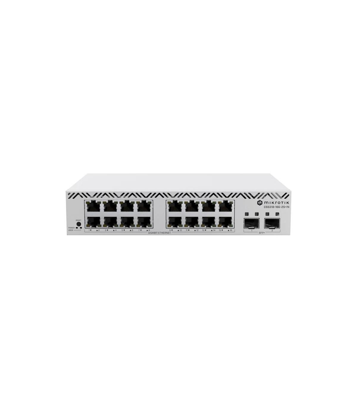 MikroTik CSS318-16G-2S+IN Switch 16xGbE 2xSFP+