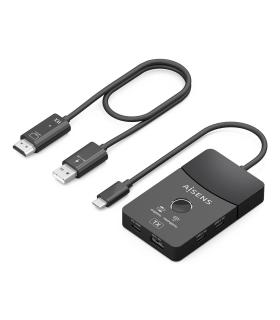 Adaptador Transmisor De Vdeo Inalmbrico USB Tipo-C - HDMI Aisens ASWL-H2KDC30M05-BK  100W