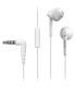 Auriculares Intrauditivos Panasonic RP-TCM55/ con Micrfono/ Jack 3.5/ Blancos