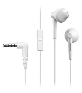 Auriculares Intrauditivos Panasonic RP-TCM55/ con Micrfono/ Jack 3.5/ Blancos