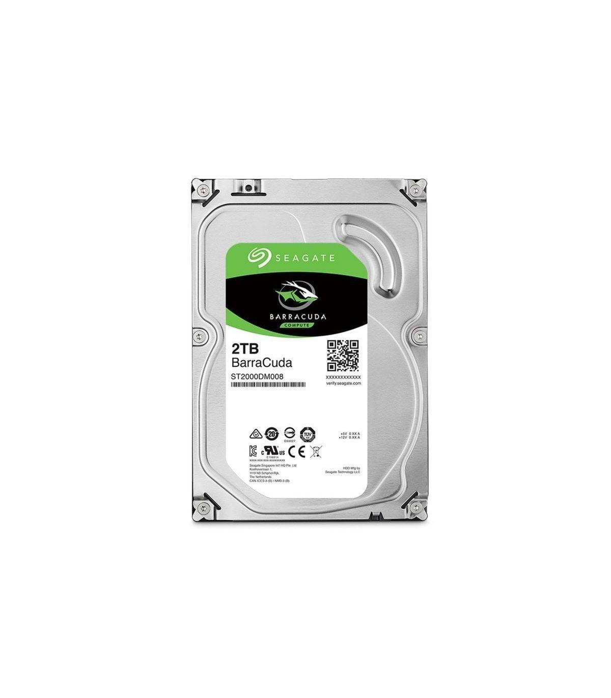 Disco Duro Seagate BarraCuda 2TB/ 3.5\'/ SATA III/ 256MB
