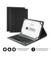 Funda Con Teclado Subblim Keytab Pro Bluetooth Para Tablets De 10.1'-10.8'/ Negra