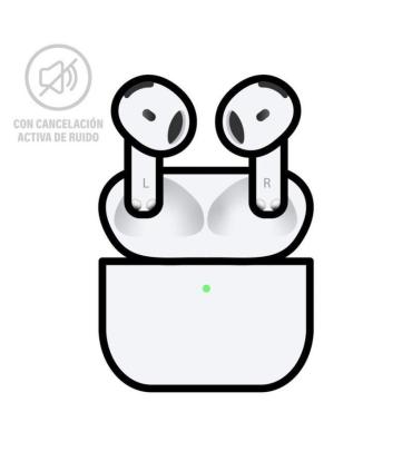 Auriculares Bluetooth Apple Airpods V4 4a Generacion/ Cancelacion de Ruido