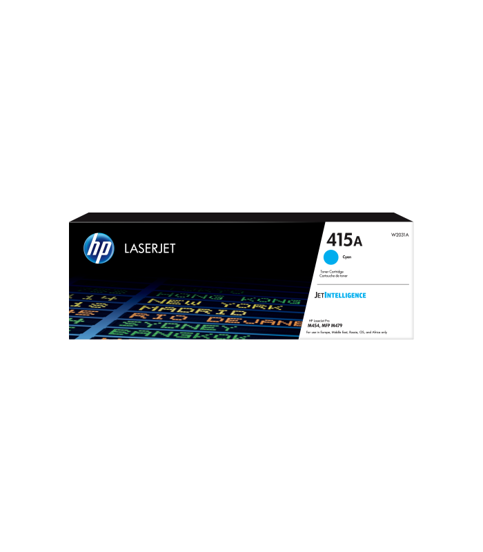 HP Cartucho de tner Original LaserJet 415A cian