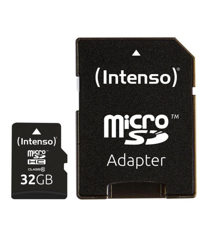 Intenso 3413480 Micro SD clase 10 32GB c/adapt