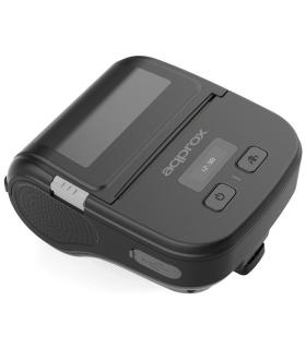 Impresora de Tickets Approx appPOS80PORTABLE/ Trmica/ Ancho papel 80mm/ USB-Bluetooth/ Negra