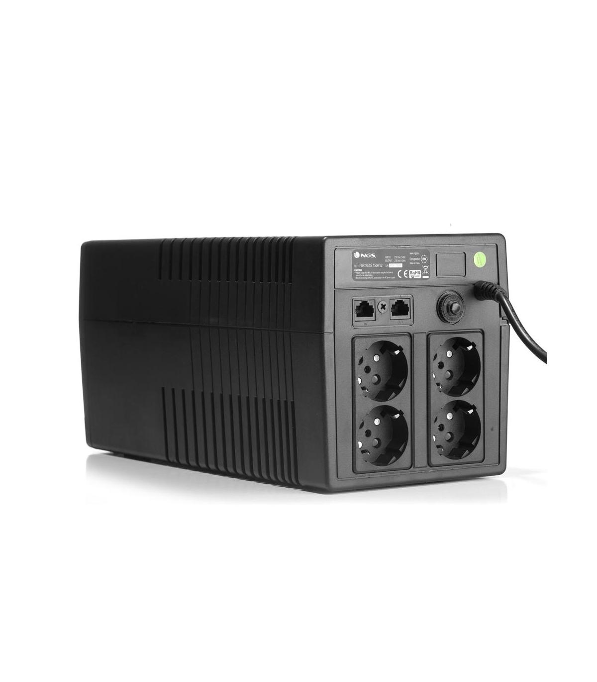 SAI Offline NGS Fortress 1500 V2  1200VA-720W  4 Salidas  Formato Torre