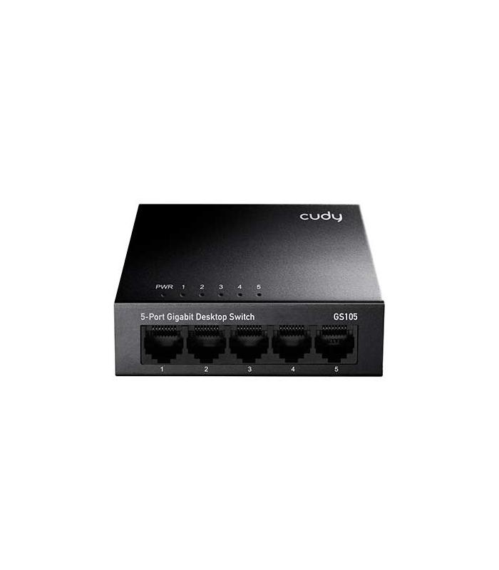 HUB SWITCH 5 PTOS CUDY GS105 GIGABIT METAL