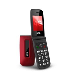 SPC 2342R Titan 4G Movil Senior 2.4\" S.HELP Rojo