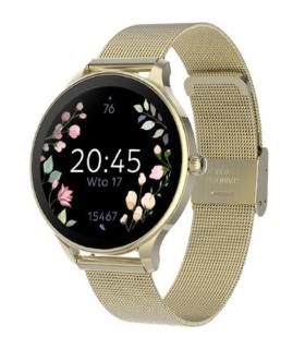 Smartwatch Forever Velora SB-306/ Notificaciones/ Frecuencia Cardaca/ Oro