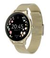 Smartwatch Forever Velora SB-306/ Notificaciones/ Frecuencia Cardaca/ Oro