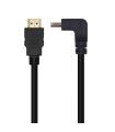 Cable HDMI 2.0 4K Aisens A120-0456  HDMI Macho - HDMI Macho  1m  Negro