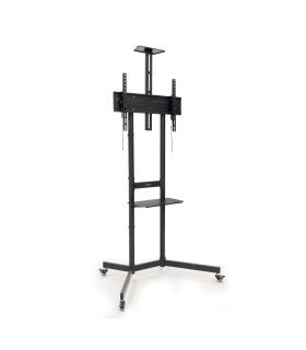 Soporte De Suelo Inclinable Con Ruedas TooQ NEFERTITI FS1151M-B Para TV De 37-70'  Hasta 70kg