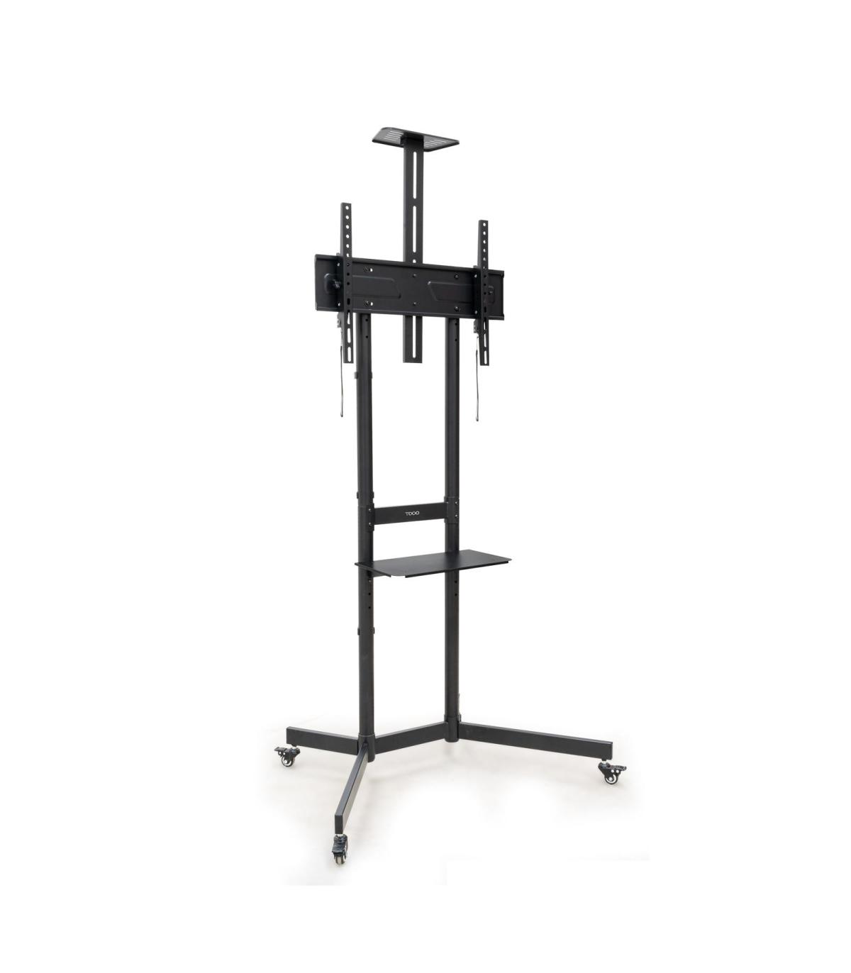 Soporte De Suelo Inclinable Con Ruedas TooQ NEFERTITI FS1151M-B Para TV De 37-70'  Hasta 70kg