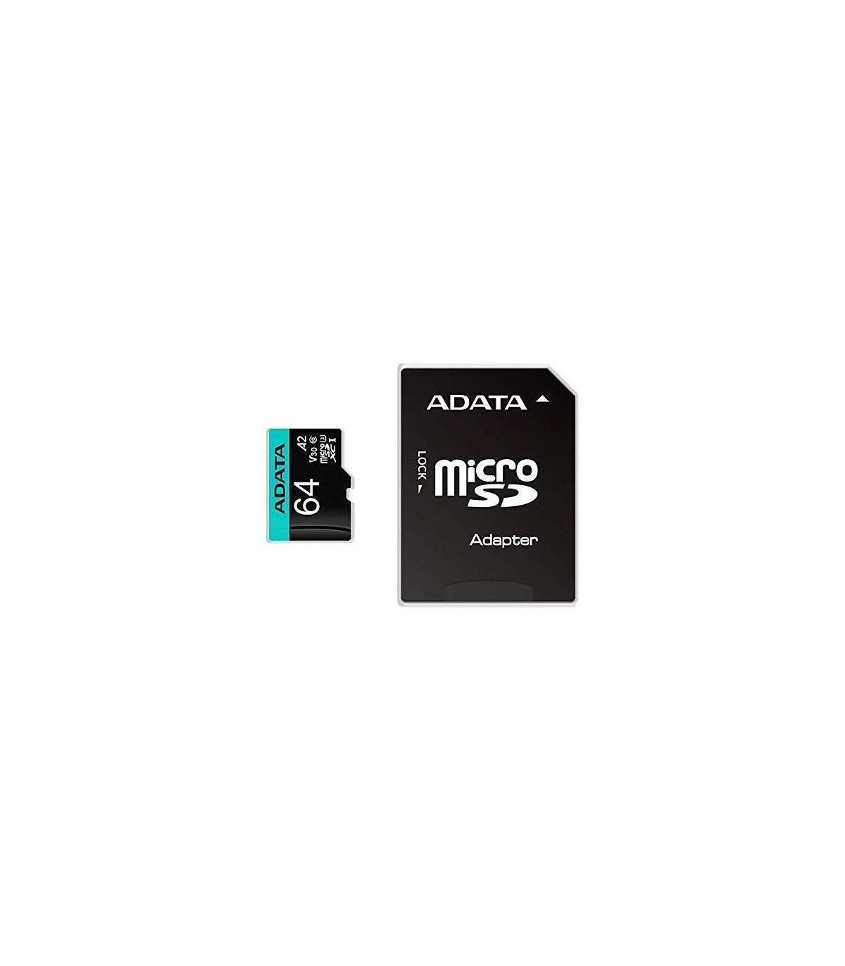 ADATA MicroSDXC SDHC UHS-I U3 64GB C adapt