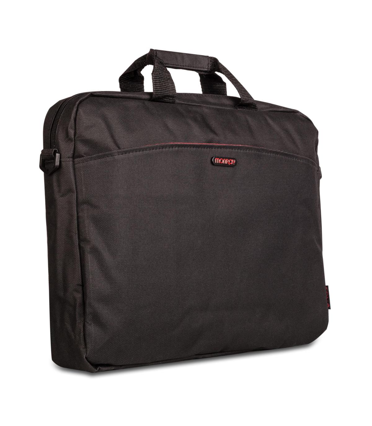 Maletn Monray Enterprise Para Porttiles Hasta 15.6'  Negro  Rojo